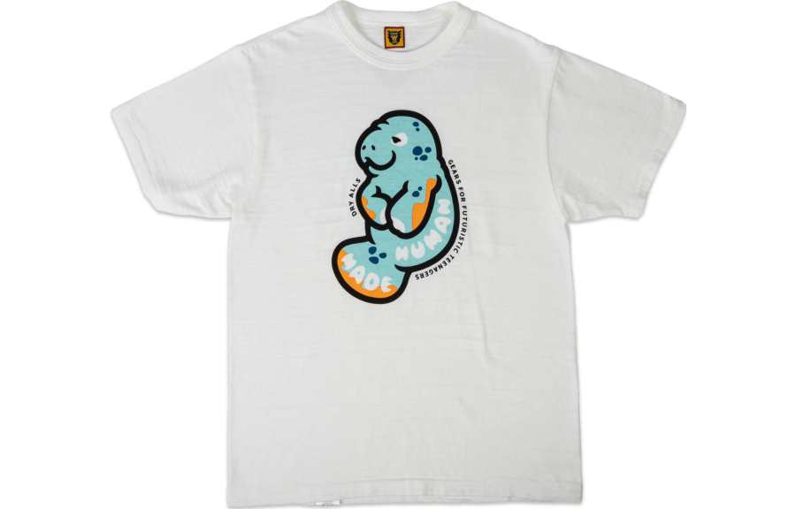 HUMAN MADE HUMAN MADE T Shirts Men's White Crew Neck Moderate