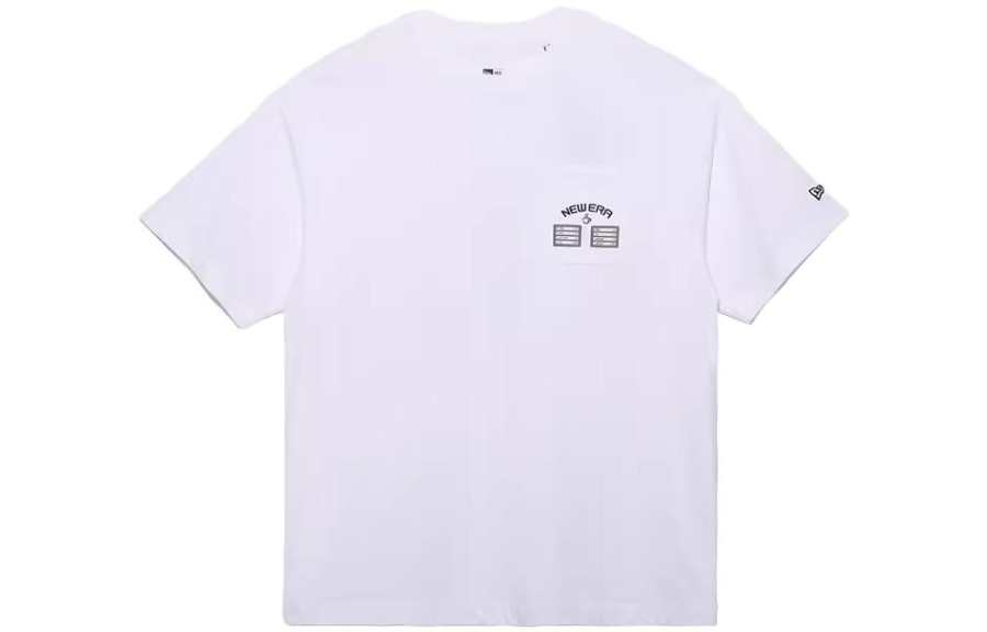 New Era T Shirts Unisex White Crew Neck Moderate
