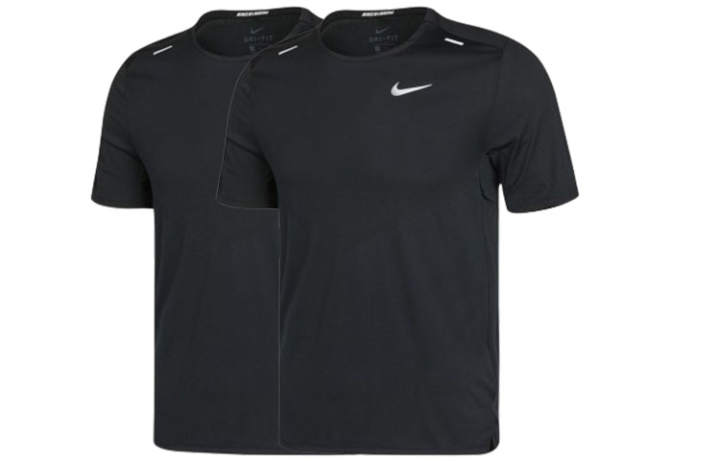 Nike Nike Running T Shirt Men's 2 Pack Black