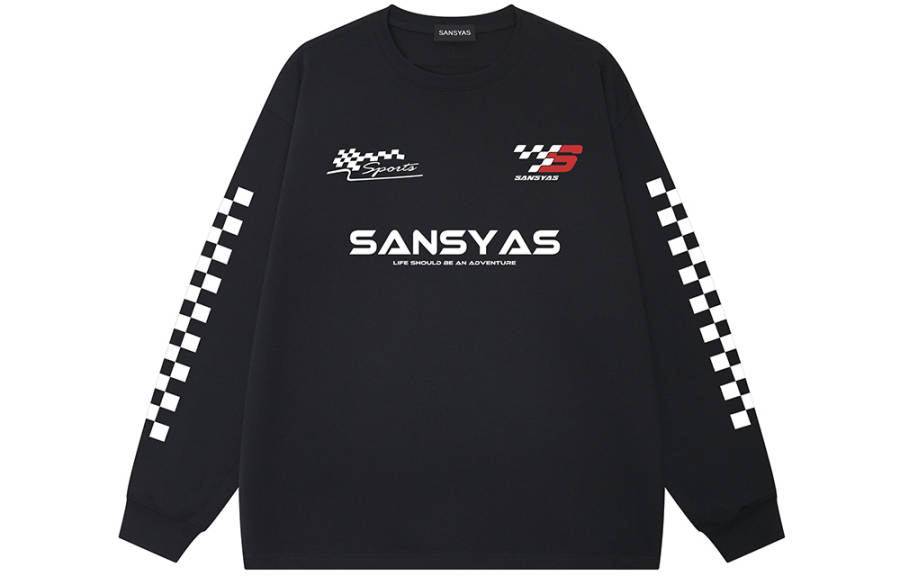 SANSYAS T Shirts Unisex Crew Neck Moderate Heavyweight