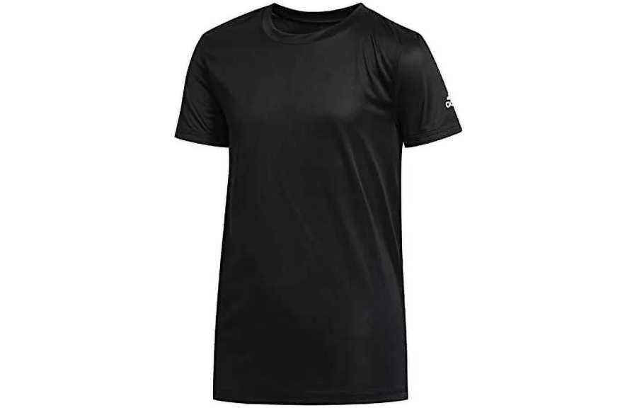 Adidas Adidas T Shirts Men's Black Crew Neck Moderate Straight Fit