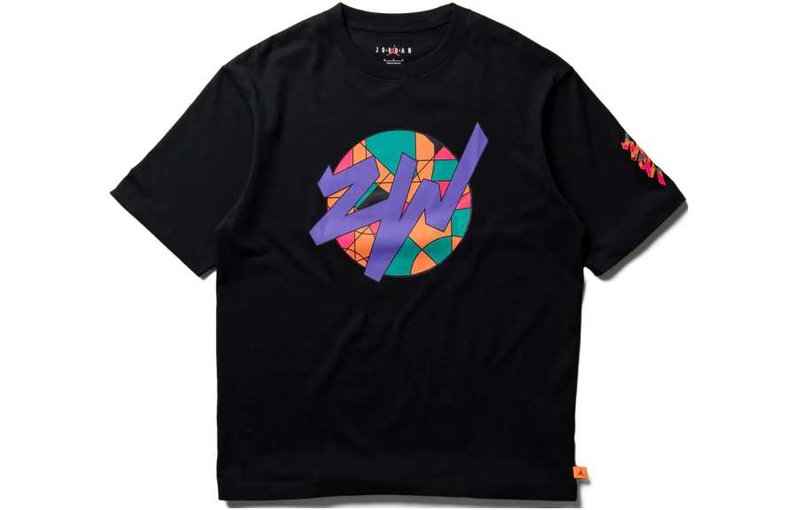 Jordan Jordan T Shirts Unisex Black Crew Neck Moderate Straight Fit