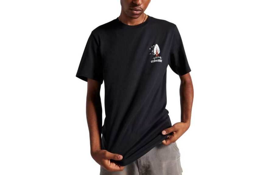 Converse Converse Scenery T Shirt Men's Black