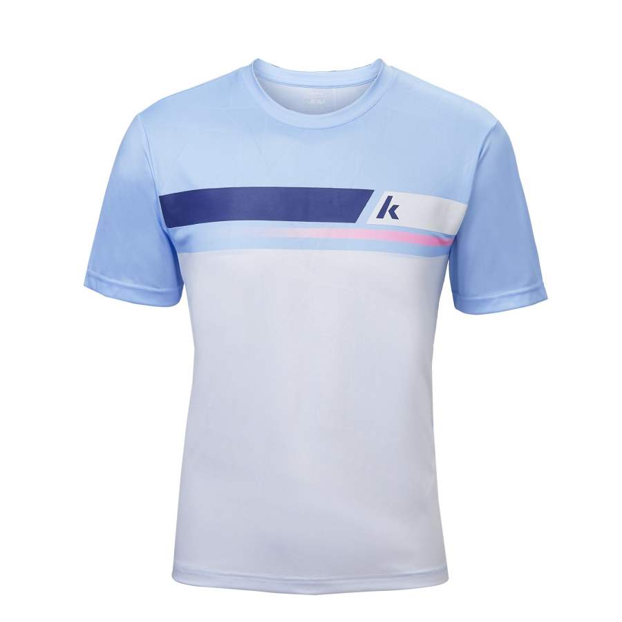 Kawasaki T Shirt Men's Snowflake Blue