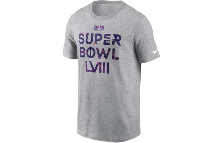 Nike Nike Super Bowl LVIII Essential T Shirt Men's Dark Gray