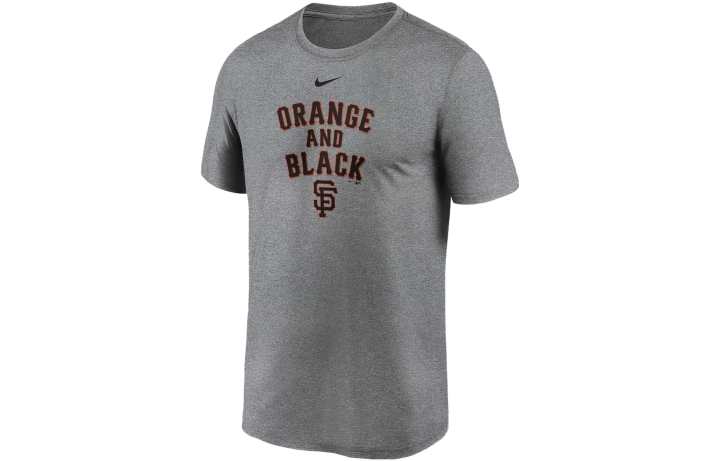 Nike Nike X MLB T Shirts Men's Basic Gray Crew Neck Moderate Straight Fit