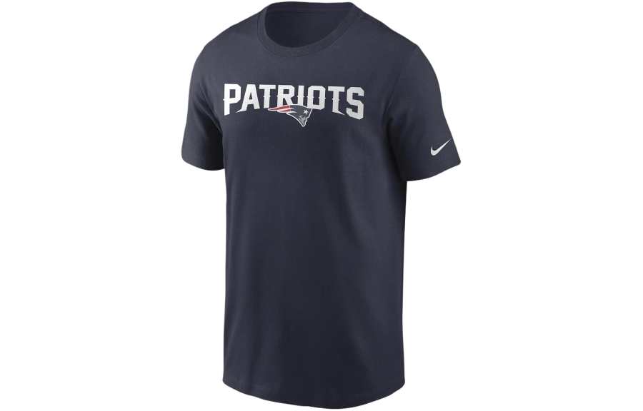 Nike Nike T Shirts Men's Marine Blue Crew Neck Moderate Straight Fit