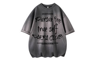PAEFA T Shirts Unisex Crew Neck Moderate Heavyweight