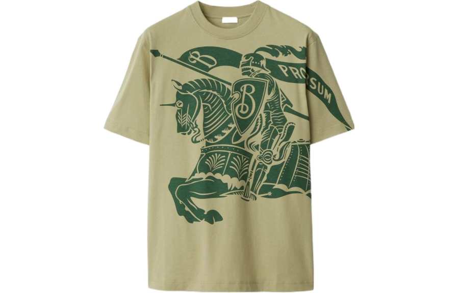 Burberry Ekd Printed Crewneck T Shirt