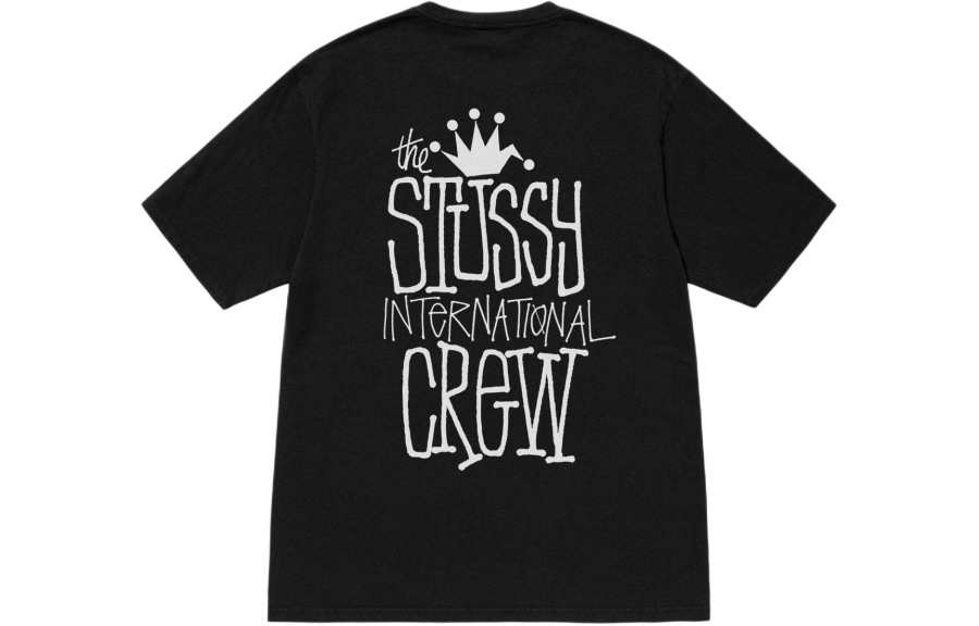 Stussy Crown International Pigment Dyed Tee Black