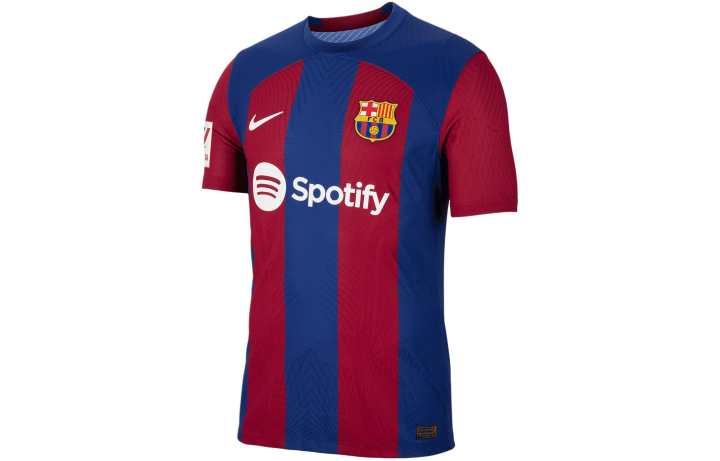 Nike Nike Pedri Barcelona 2023/24 Match Home T Shirt Men's Blue Red