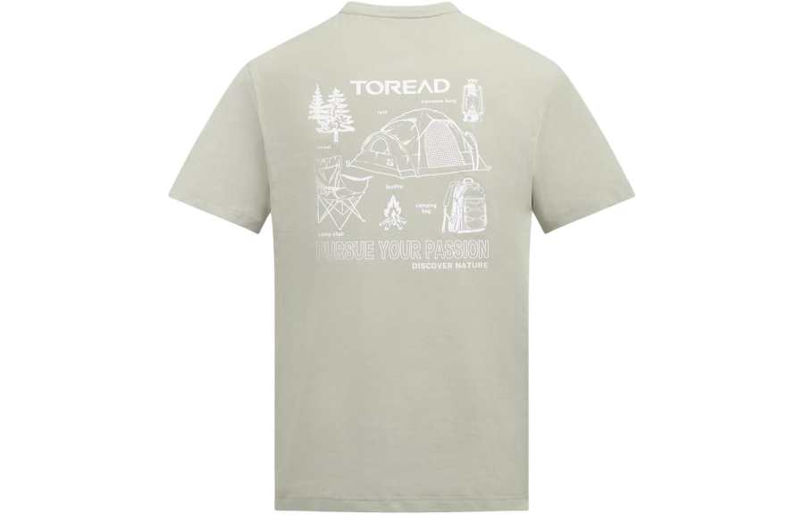 TOREAD T Shirts Men's Crew Neck Moderate Straight Fit