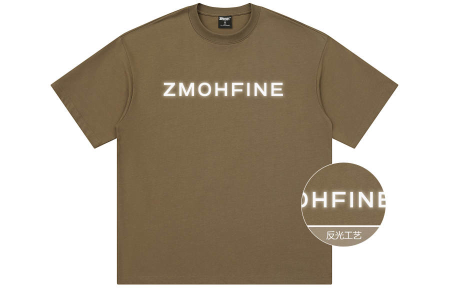 ZMOH T Shirts Unisex Crew Neck Moderate Straight Fit