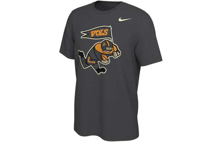 Nike Nike T Shirts Men's Anthracite Crew Neck Moderate Straight Fit
