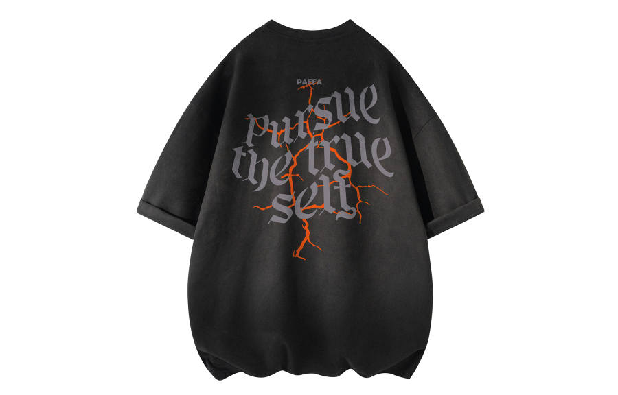PAEFA T Shirts Unisex Crew Neck Moderate Heavyweight