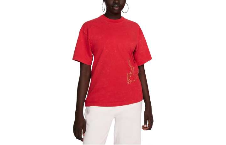 Nike Nike Short Sleeve T Shirt T Shirt Unisex Red