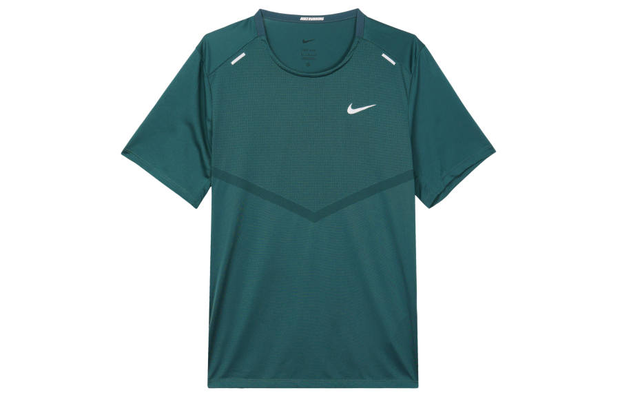Nike Nike Dri FIT Rise 365 T Shirt Men's Dark Jungle Green