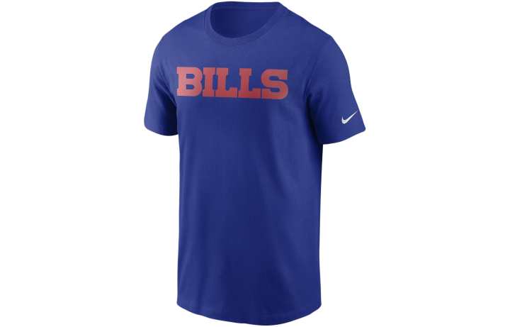 Nike Nike T Shirts Men's Blue Crew Neck Moderate Straight Fit