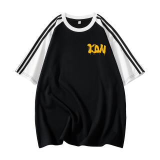 KONZEN· T Shirts Unisex Crew Neck Moderate Straight Fit