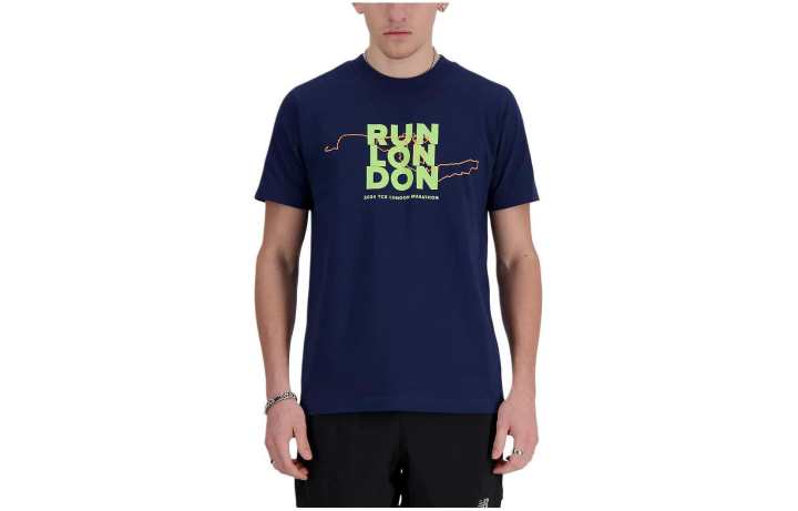 New Balance New Balance T Shirt Men's Marine Blue