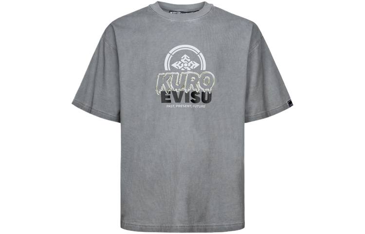 EVISU T Shirts Men's Crew Neck Moderate Straight Fit
