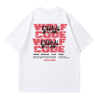 WOLF CODE T Shirts Unisex Crew Neck Moderate Straight Fit