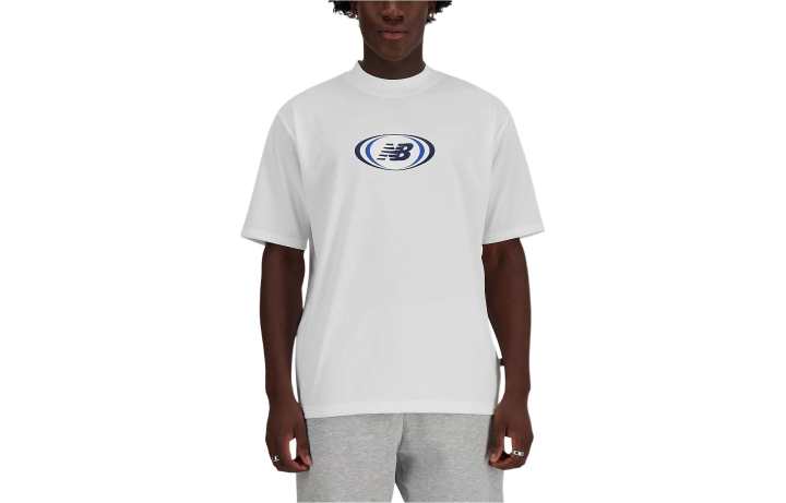New Balance New Balance Hoops On Court T Shirt Men's White