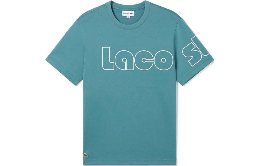 LACOSTE T Shirts Men's Crew Neck Moderate Straight Fit