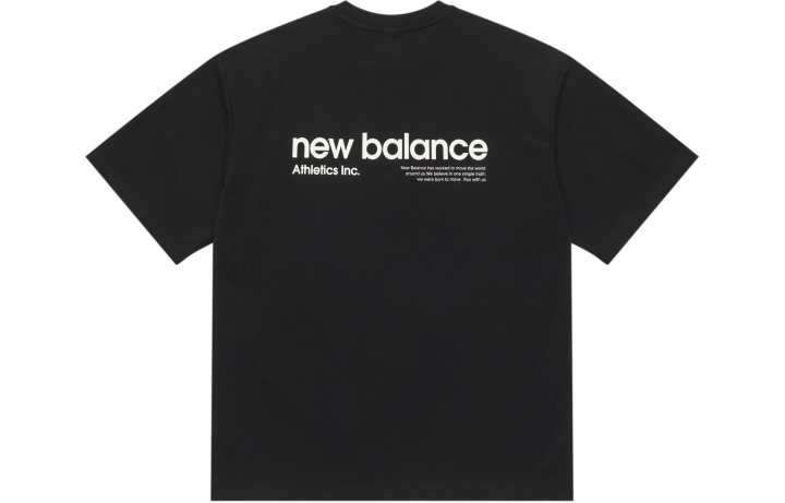 New Balance New Balance T Shirt Unisex Charcoal Black