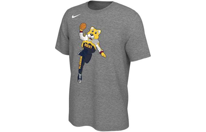 Nike Nike T Shirt Denver Nuggets Men's Dark Gray