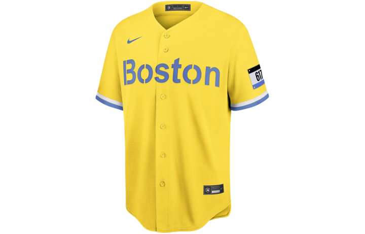 Nike Nike MLB Boston Red Sox City Connect J.D. Martinez T Shirt Men's Yellow