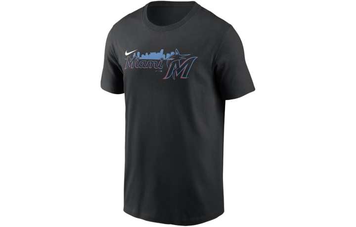 Nike Nike Miami Marlins Local Team Phrase T Shirt Men's Black