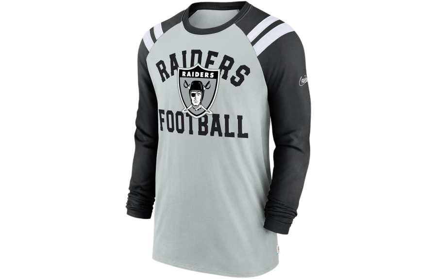 Nike Nike Las Vegas Raiders Classic Arc Fashion T Shirt Las Vegas Raiders Men's Silver Black