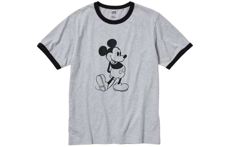 UNIQLO x Mickey Stands UT T Shirt Unisex Gray