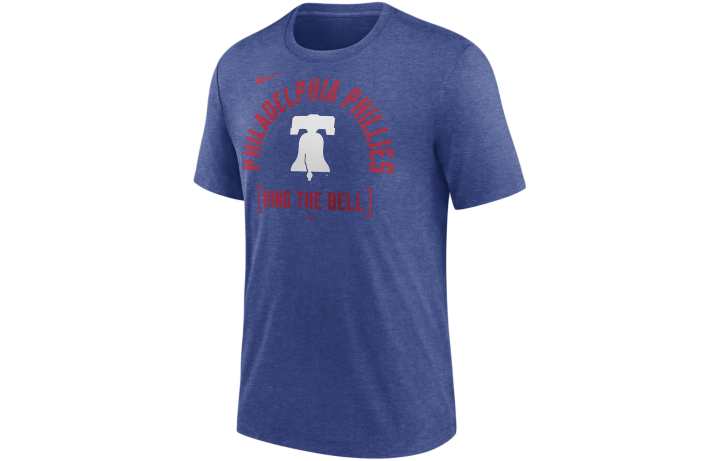 Nike Nike Philadelphia Phillies Swing Big T Shirt Men's Royal Blue