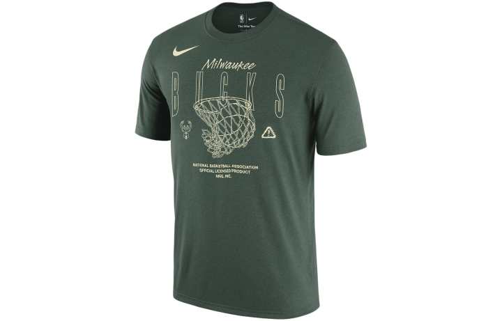 Nike Nike Milwaukee Bucks Courtside Max90 Men's Nike Nba T Shirt