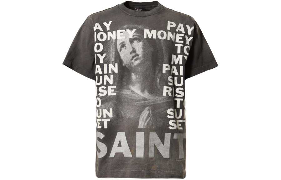 SAINT Mxxxxxx x Pay Money To My Pain SS24 T Shirt Men's Gray