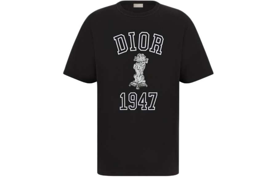 DIOR Dior 2000s logo-print cotton T-shirt