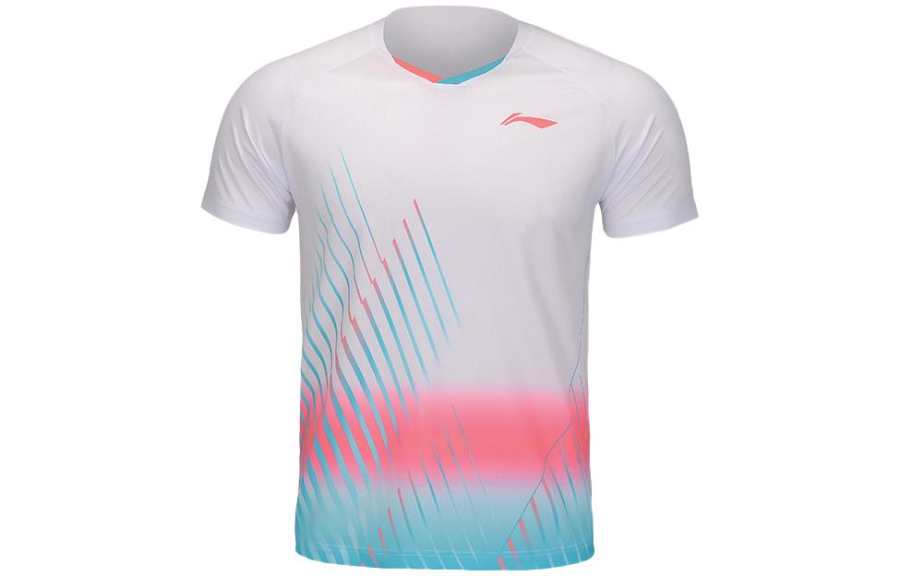 Li-Ning Li Ning Raglan Sleeve T Shirt Unisex White