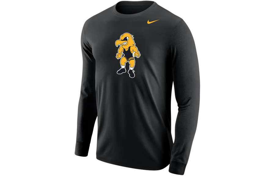 Nike Nike T Shirts Men's Black Crew Neck Moderate Straight Fit