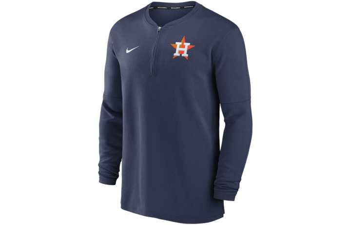Nike Nike Houston Astros Authentic Collection Men's Nike Dri-FIT Mlb 1/4-Zip Short-Sleeve Windshirt