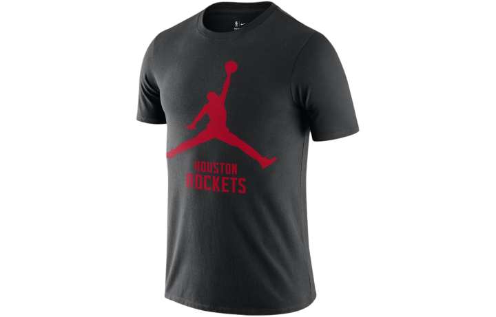 Jordan Jordan NBA Collaboration Houston Rockets Essential T Shirt Houston Rockets Men's Black