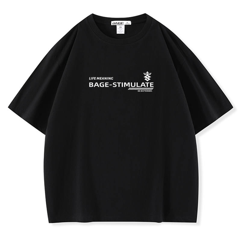 BAGE T Shirts Unisex Crew Neck Thin Other