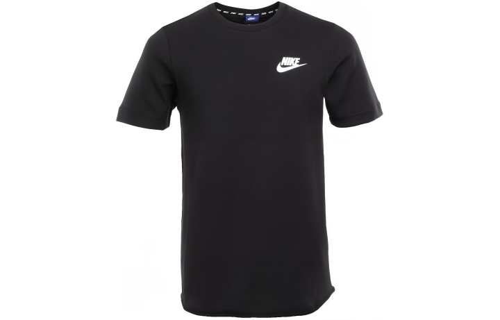 Nike Nike T Shirts Men's Black Crew Neck Moderate Straight Fit
