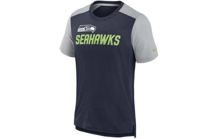 Nike Nike T Shirt NFL Seattle Seahawks Men's Marine Blue Heather
