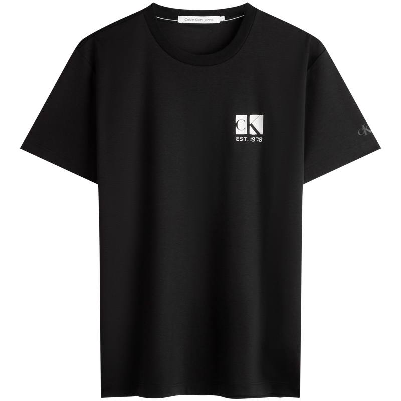 Calvin Klein T Shirts Men's Crew Neck Moderate Straight Fit