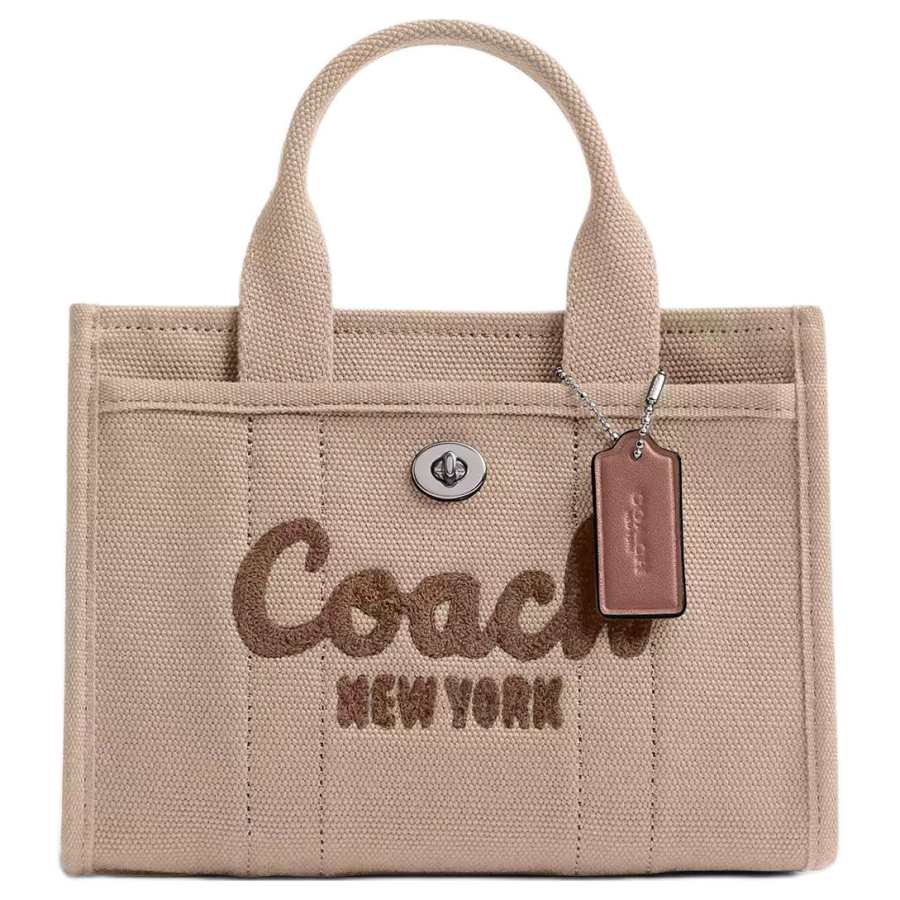 COACH COACH Cargo Canvas Handbag Small Women's Light Khaki
