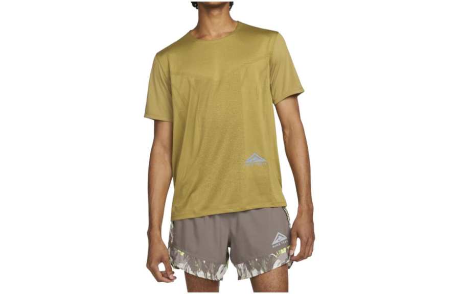 Nike Nike Dri-FIT Rise 365 "Gold" trail running T-shirt