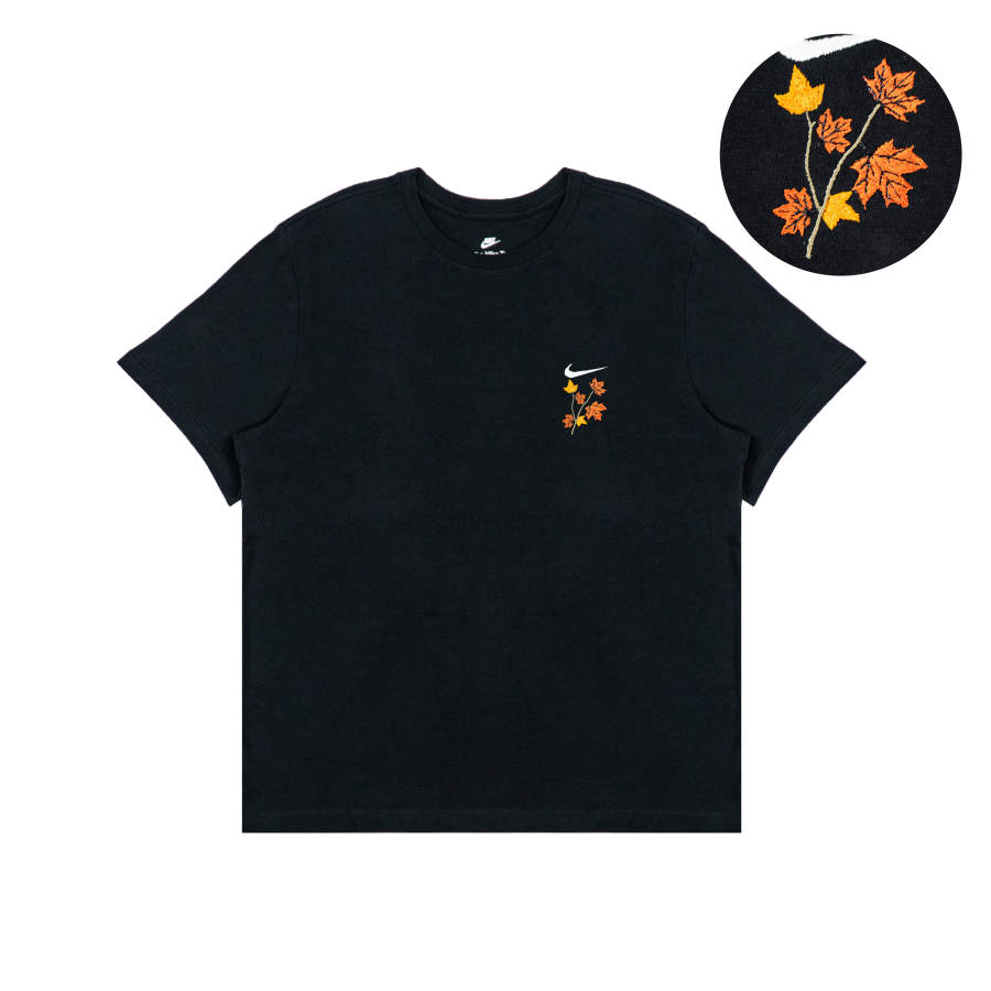 Nike Nike T Shirts Unisex Black Crew Neck Moderate Straight Fit