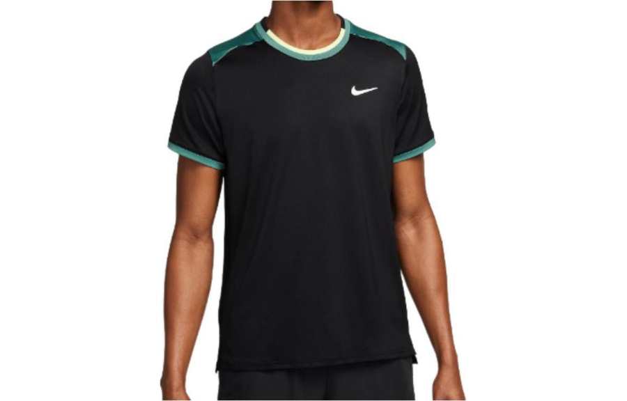 Nike Nike Dri Fit Tennis Top T Shirt Men's Black